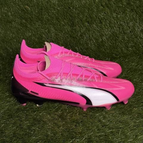 Puma Ultra Match FG AG Mens Size 12 Pink Firm Ground Soccer Cleats 107754 01