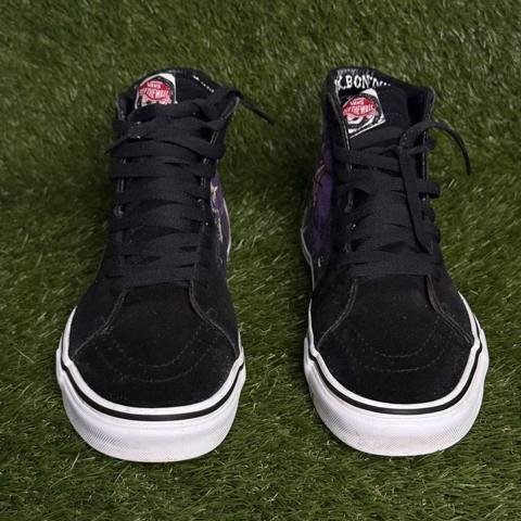 Vans Sk8-Hi Nightmare Before Christmas Jack Skellington Mens Size 10.5 High Top photo 3