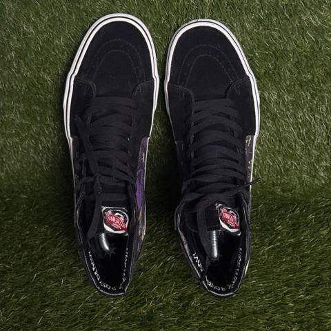 Vans Sk8-Hi Nightmare Before Christmas Jack Skellington Mens Size 10.5 High Top photo 7