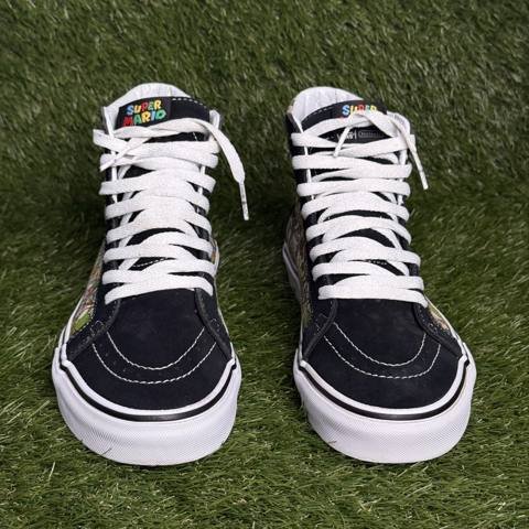 Vans Sk8-Hi Super Mario Bros Mens Size 10.5 Black Graphic High Top Sneakers photo 2