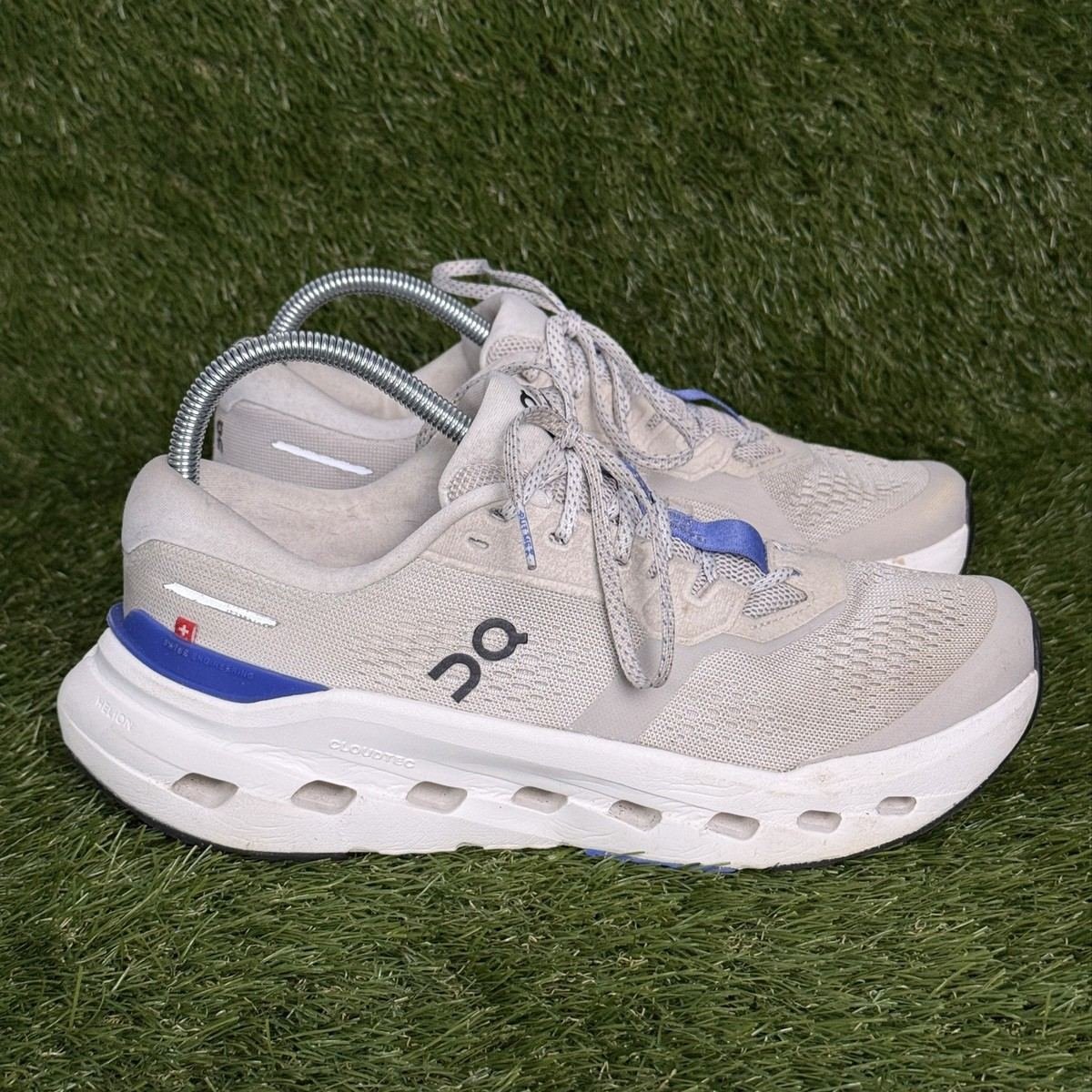 On Cloud Cloudrunner 3 Womens Size 9 Pearl White Blue Athletic Running Shoes
