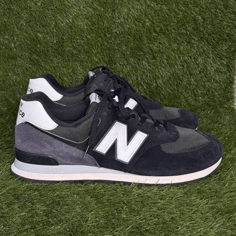 New Balance 574 Core Pack Mens Size 16 Black White Athletic Sneakers U574KN2