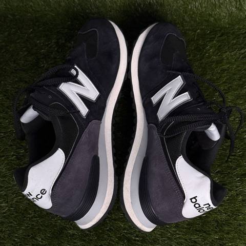 New Balance 574 Core Pack Mens Size 16 Black White Athletic Sneakers U574KN2 photo 6