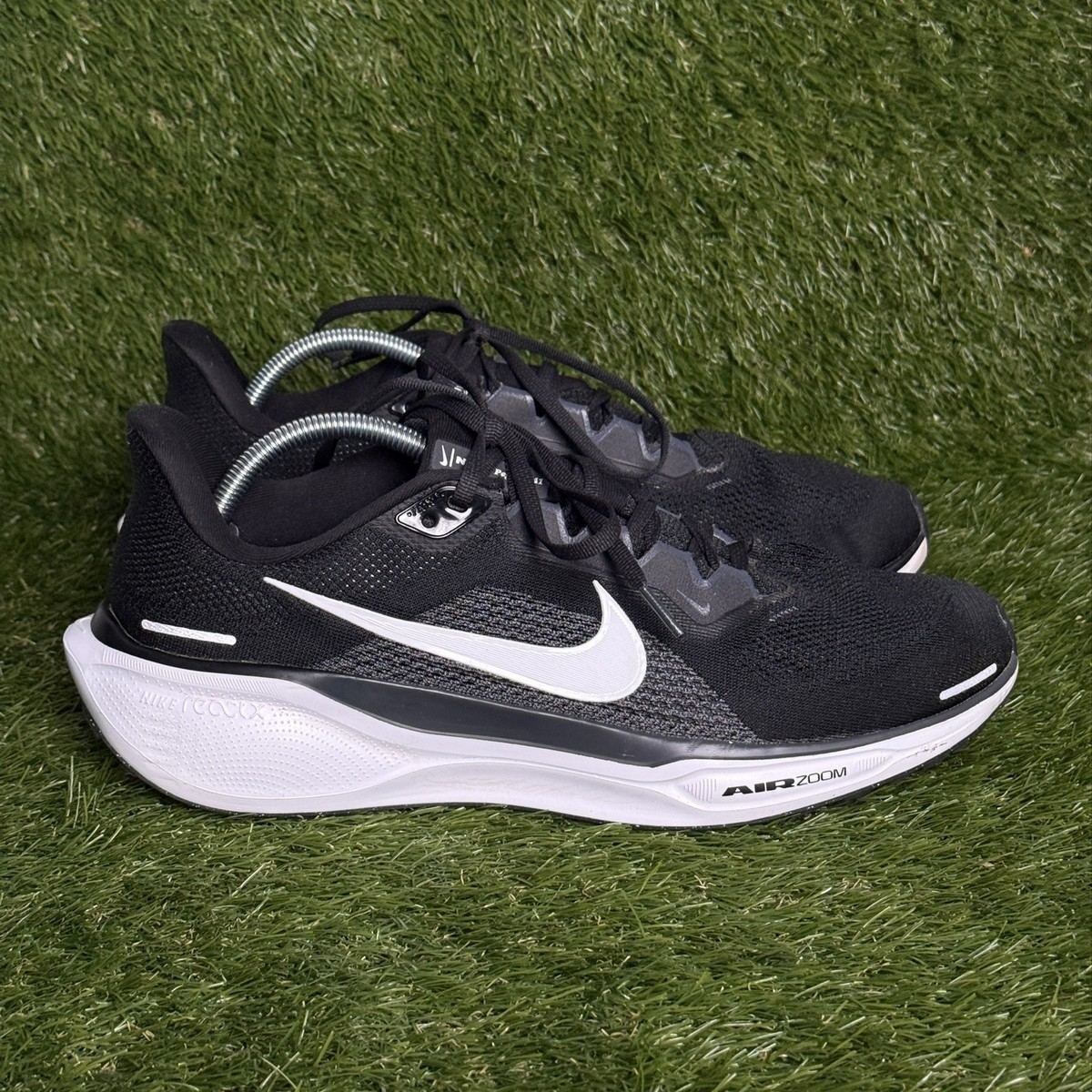 Nike Air Zoom Pegasus 41 Womens Size 12.5 Black Running Walking Shoes Sneakers