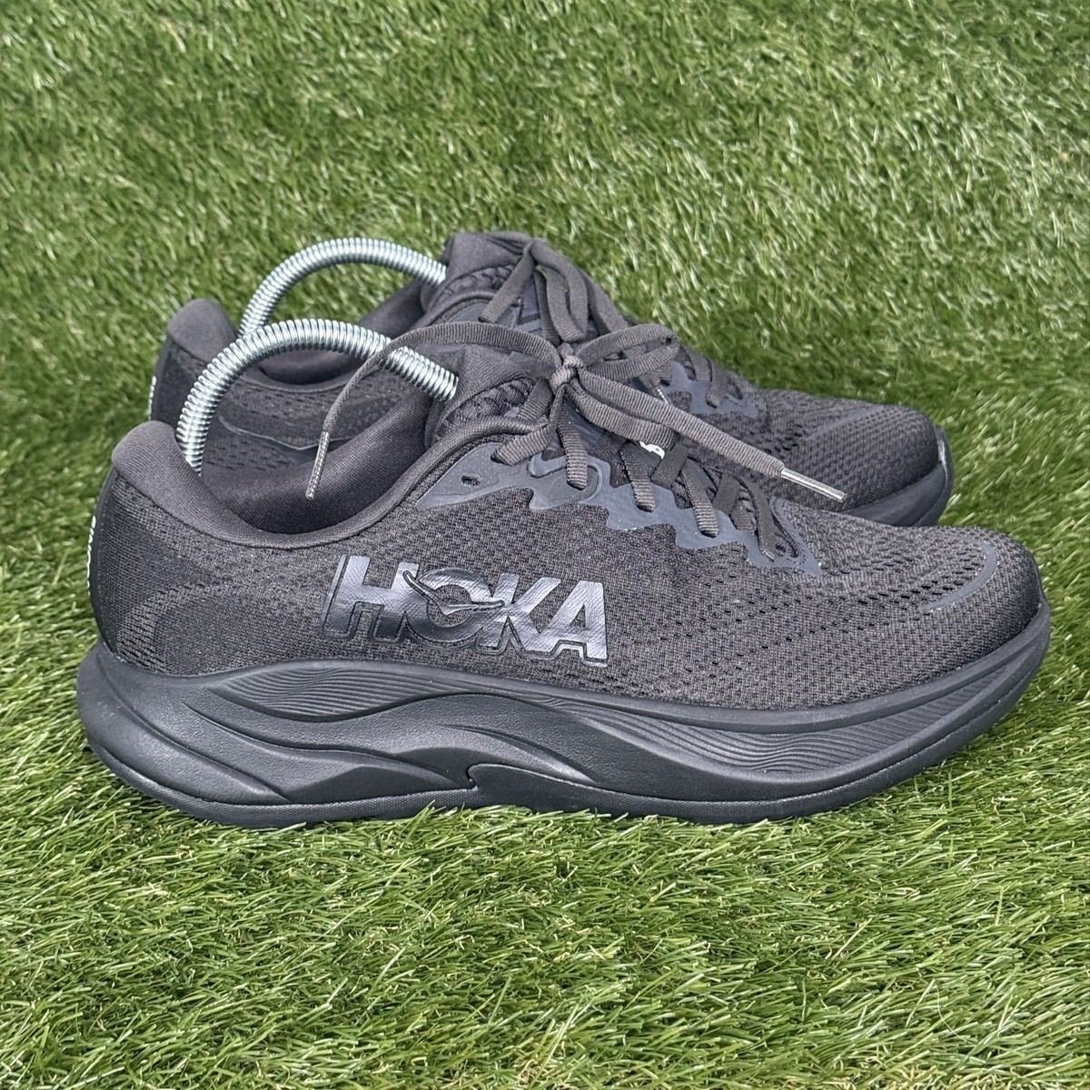 Hoka One One Rincon 4 Womens Size 10 D Triple Black Running Shoes Sneakers
