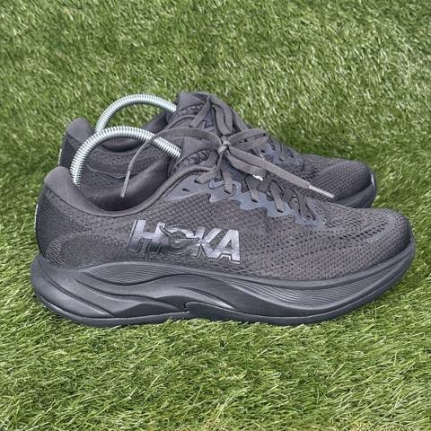 Hoka One One Rincon 4 Womens Size 10 D Triple Black Running Shoes Sneakers
