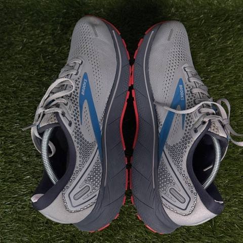 Brooks Ghost 14 Mens Size 12 Gray Blue Road Running Shoes Sneakers 1103691D078 photo 6