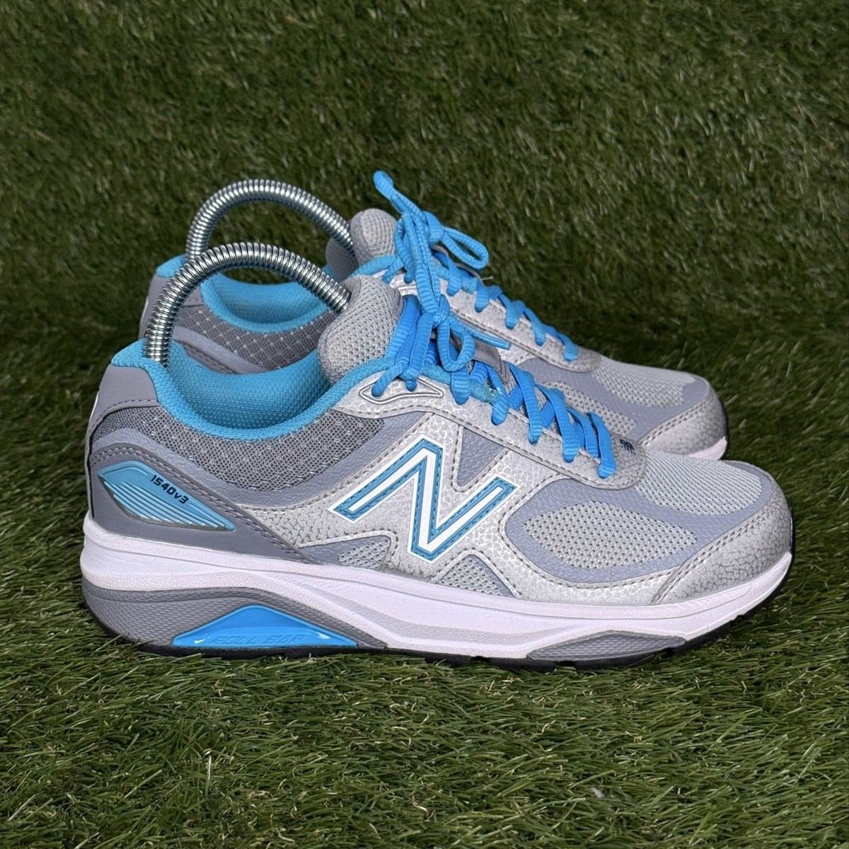 New Balance 1540 V3 Womens Size 6.5 D Gray Blue Mesh Running Shoes W1540SP3
