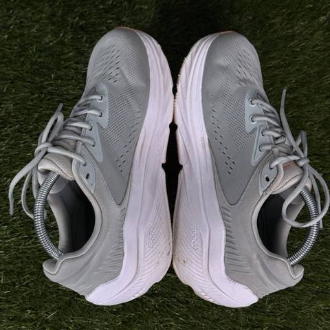 Altra Via Olympus 2 Womens Size 10.5 Gray Peach Max Cushion Road Running Shoes photo 6