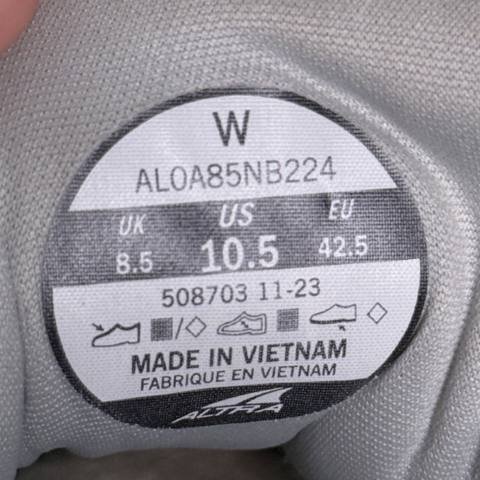 Altra Via Olympus 2 Womens Size 10.5 Gray Peach Max Cushion Road Running Shoes photo 10
