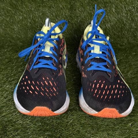 Asics Novablast 2 Mens Size 10.5 Black Blue Orange Running Shoes 1011B192 photo 2