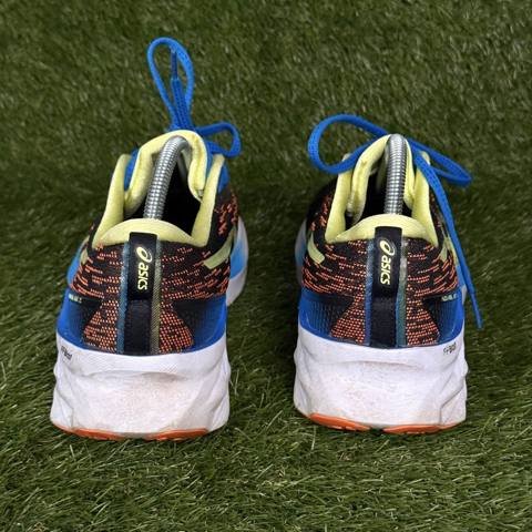 Asics Novablast 2 Mens Size 10.5 Black Blue Orange Running Shoes 1011B192 photo 4