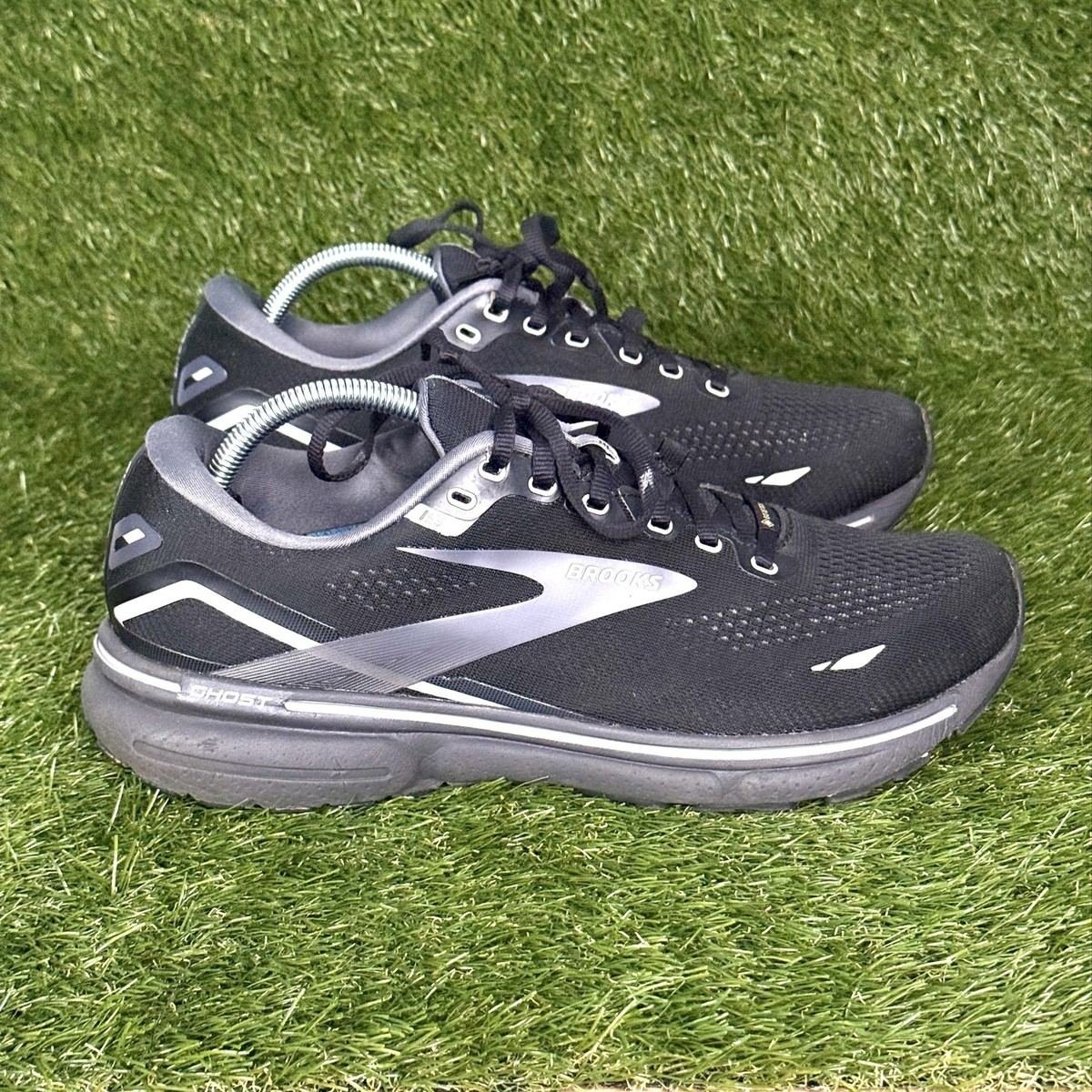 Brooks Ghost 15 GTX Mens Size 10.5 D Black Gore-Tex Waterproof Running Shoes