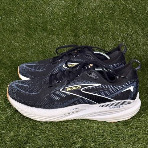 Brooks Glycerin GTS 22 Mens Size 13 2E Wide Black Blue Support Running Shoes photo 3