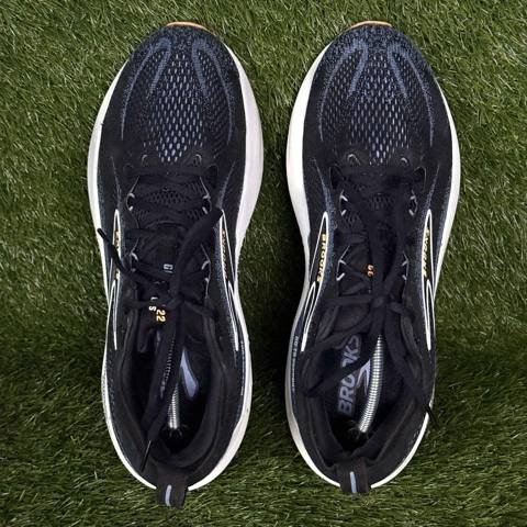 Brooks Glycerin GTS 22 Mens Size 13 2E Wide Black Blue Support Running Shoes photo 6