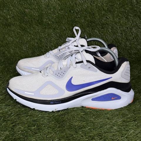 Nike Structure 26 Mens Size 9.5 White Black Blue ReactX Running Shoes HJ1102-004 photo 3