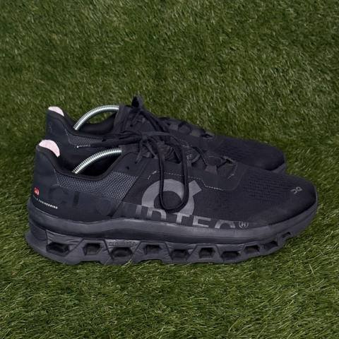 On Cloud Cloudmonster Mens Size 13 Black Max Cushion Running Walking Shoes