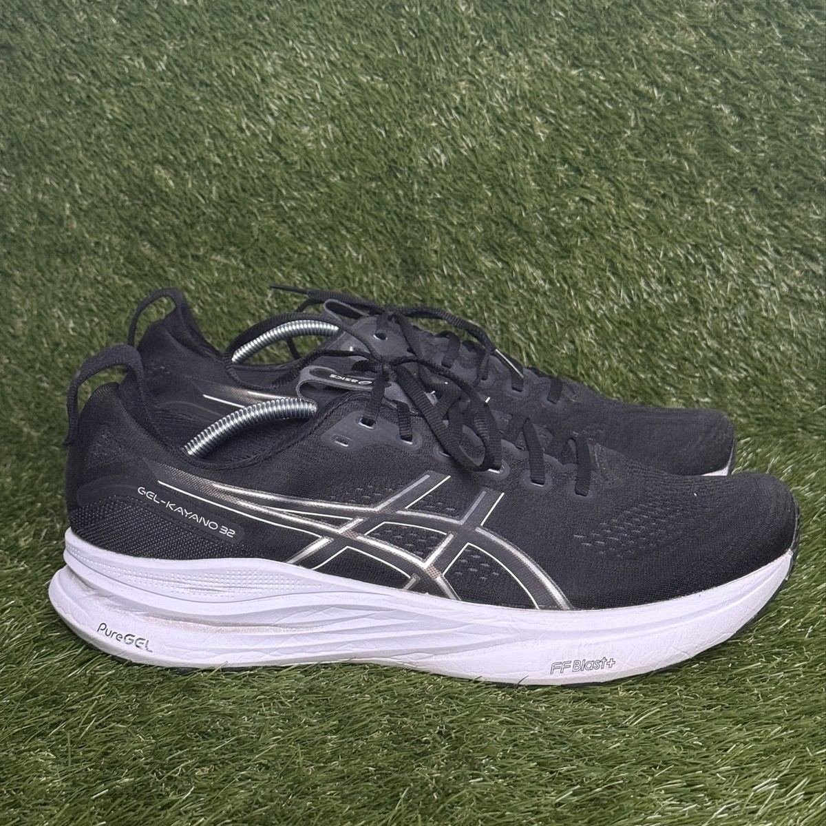 Asics Gel-Kayano 32 Mens Size 13 Black Stability Running Shoes 1011C052