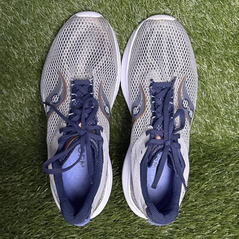 Saucony Kinvara 14 Womens Size 11 Gray Navy Lightweight Running Shoes S10823-15 photo 6