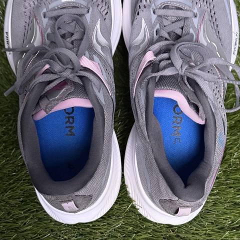 Saucony Ride 15 Wide Womens Size 8.5 W Gray Pink Cushioned Running Shoes S10730 photo 6