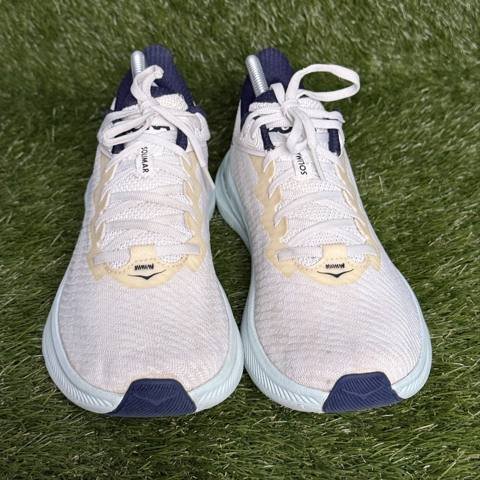Hoka Solimar Womens Size 9.5 B White Navy Lightweight Running Shoes 1123075 photo 2