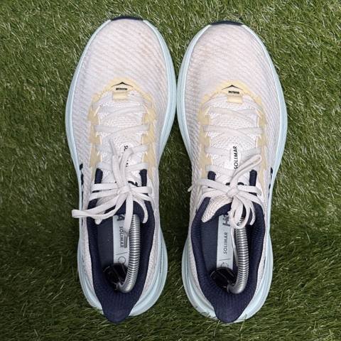 Hoka Solimar Womens Size 9.5 B White Navy Lightweight Running Shoes 1123075 photo 6