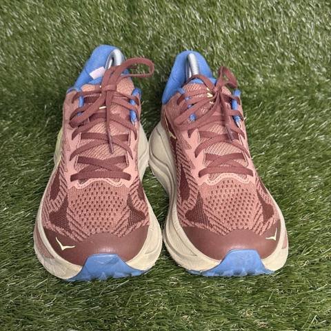 Hoka Challenger 8 Mens Size 8 D Mauve Blue Trail Running Shoes 1166716 photo 2