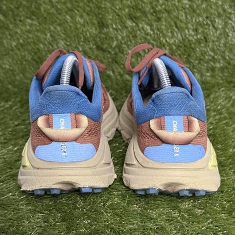 Hoka Challenger 8 Mens Size 8 D Mauve Blue Trail Running Shoes 1166716 photo 4