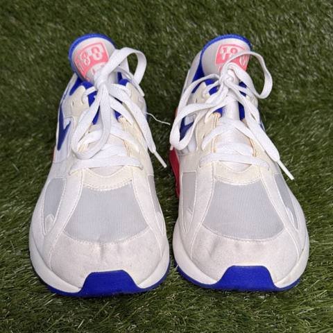 Nike Air Max 180 OG Ultramarine Mens Size 13 White Blue Solar Red 615287-100 photo 2