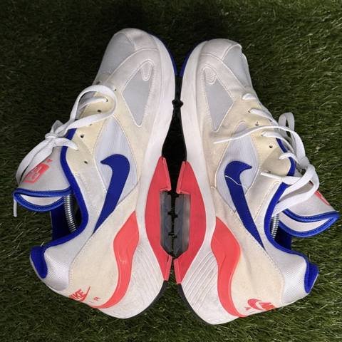 Nike Air Max 180 OG Ultramarine Mens Size 13 White Blue Solar Red 615287-100 photo 5