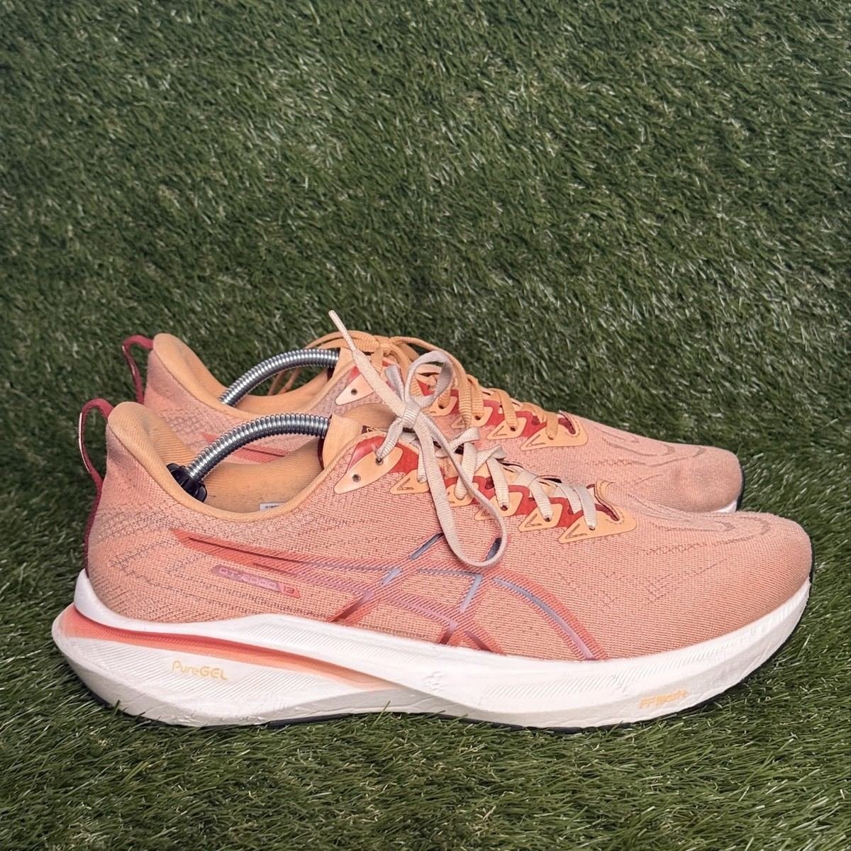 Asics GT-2000 13 Mens Size 12.5 Peach Pink Stability Running Shoes 1011B861