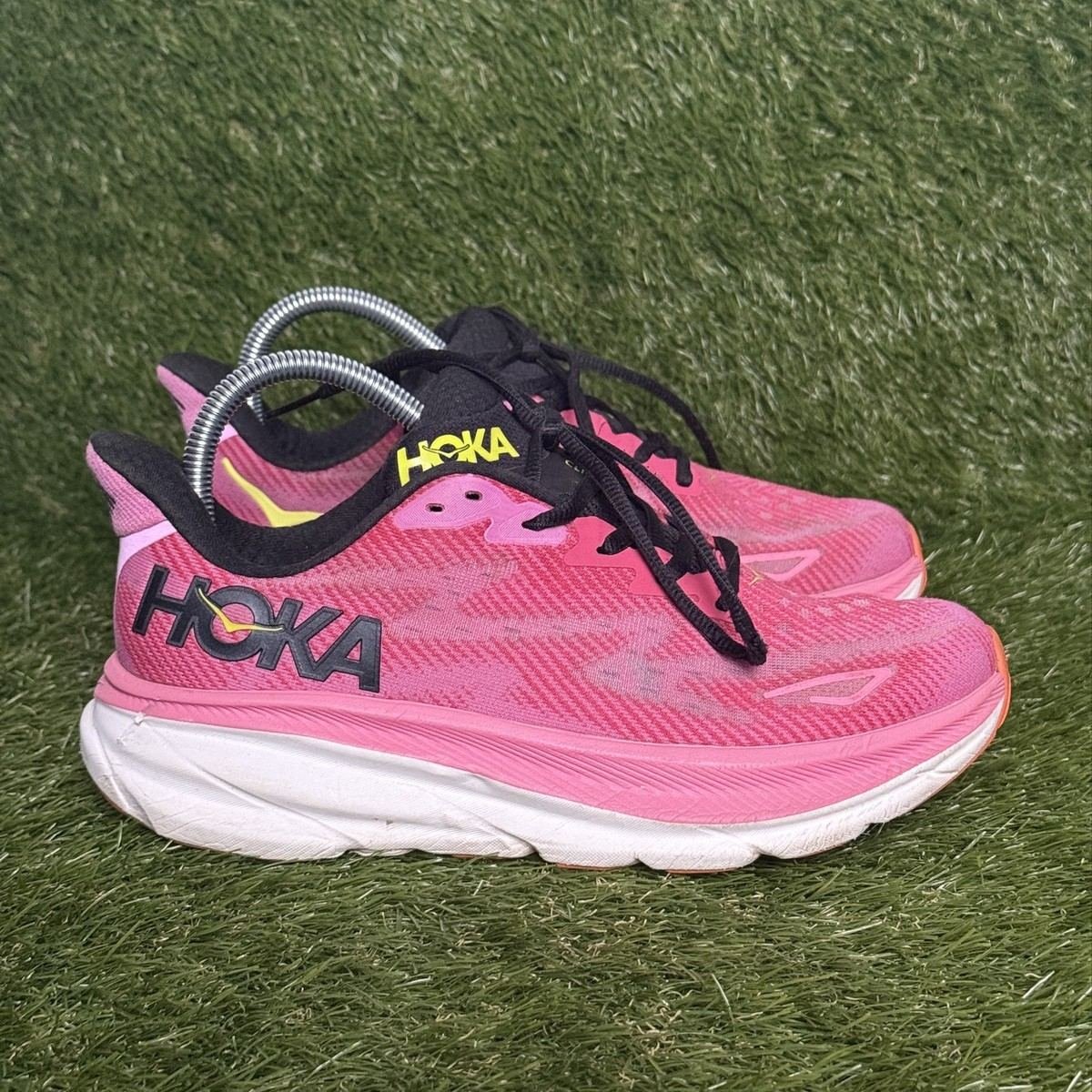 Hoka Clifton 9 Womens Size 8 B Raspberry Pink Cushioned Running Shoes 1127896