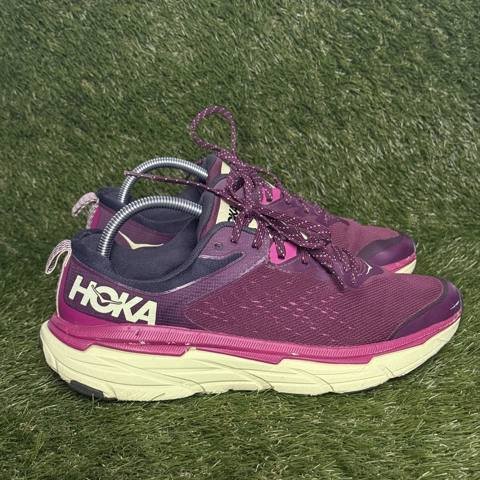 Hoka Challenger ATR 6 Womens Size 10 B Purple Magenta Trail Running Shoes