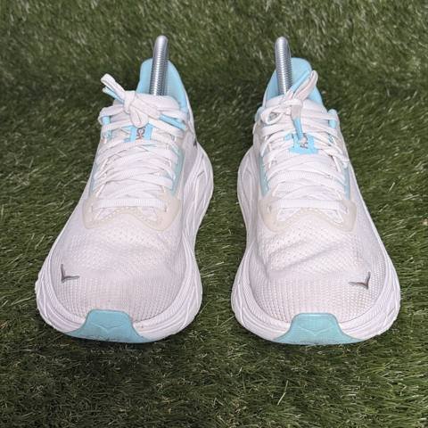 Hoka Arahi 7 Womens Size 7.5 B White Light Blue Stability Running Shoes 1147851 photo 2