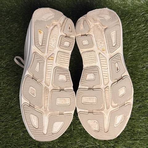 Hoka Bondi 9 Womens Size 10 B Cream Sea Glass Max Cushion Running Shoes 1162012 photo 7
