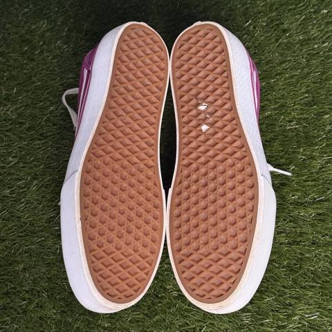 Vans Old Skool Platform Womens Size 10 Fuchsia Pink Suede Canvas Skate Shoes photo 7