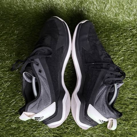 Adidas Speed Trainer 4 Mens Size 12 Black White Baseball Turf Shoes CG5131 photo 5