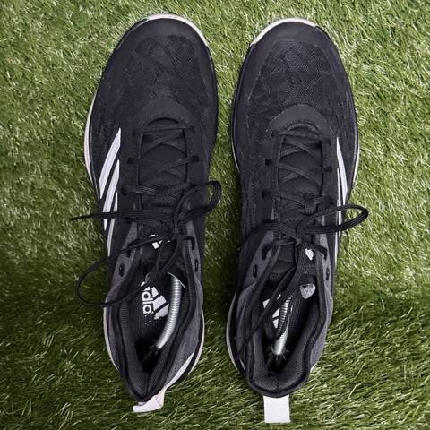 Adidas Speed Trainer 4 Mens Size 12 Black White Baseball Turf Shoes CG5131 photo 6