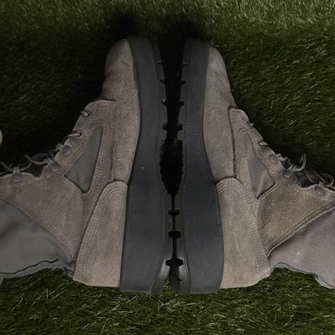 Wellco Air Force TW Mens 9.5 W Sage Green Suede Military Combat Boots Flight photo 5
