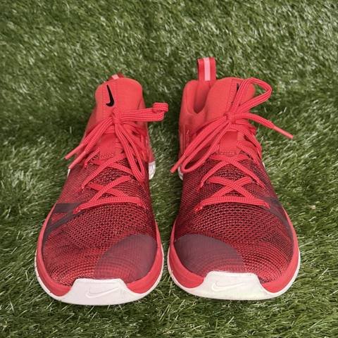 Nike Metcon Flyknit 3 Mens Size 11 University Red Training Shoes AQ8022-600 photo 2