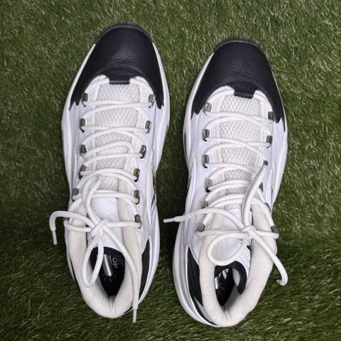 Reebok Question Mid Mens Size 13 White Black Allen Iverson Basketball GX5260 photo 6